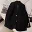 Áo vest nữ áo blazer nữ dài tay hàng Quảng Châu TÚI CÁCH ĐIỆU mẫu mới áo vest công sở màu nâu đen trắng