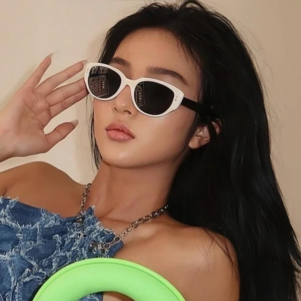 Kính râm mát phong cách Retro Hàn Quốc thời trang nữ nam cá tính đi chơi kỷ yếu đẹp HANASO 268
