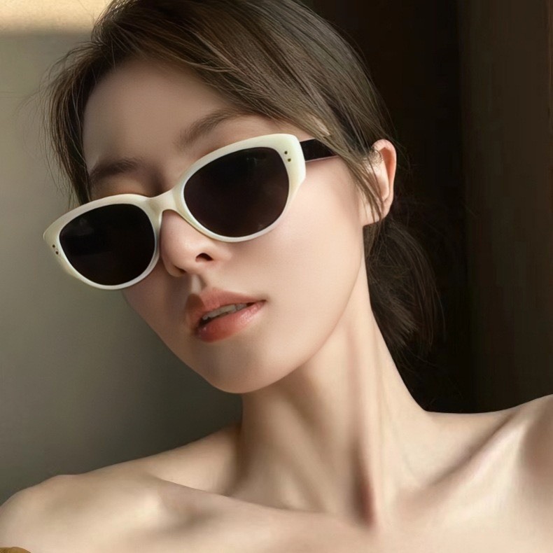Kính râm mát phong cách Retro Hàn Quốc thời trang nữ nam cá tính đi chơi kỷ yếu đẹp HANASO 268