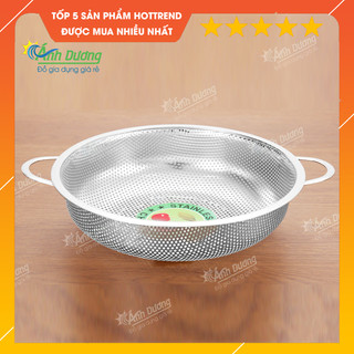 Rổ lưới Inox tay cầm, rổ thép không gỉ an toàn