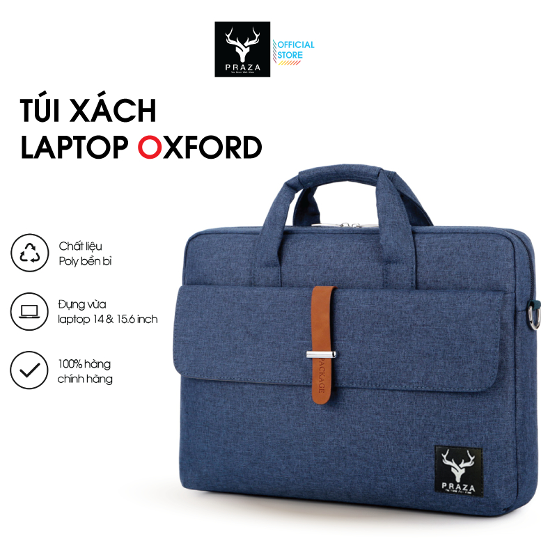 Ảnh Túi Xách Unisex Cao Cấp Đựng Vừa Laptop 15.6 Inch Praza TX089 2 1