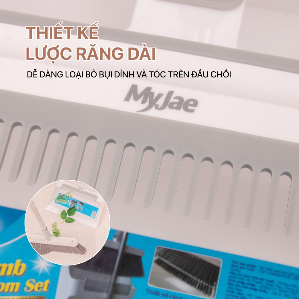 Ảnh Bộ chổi quét nhà kèm đồ hốt rác gấp gọn đa năng MyJae 3