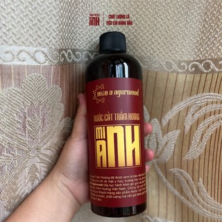 Nước cất trầm hương tinh khiết100% vệ sinh vật phẩm thờ cúng, phong thuỷ chai 500ml dùng cực lâu.