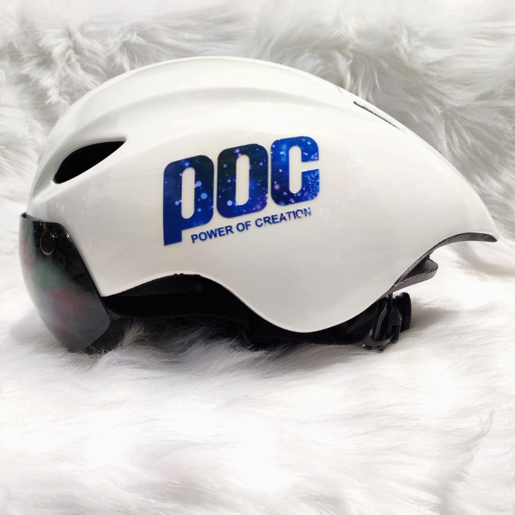 XẢ KHO HÈ 2024 Mũ Xe Đạp Thương Hiệu ROC HELMET Độ Tem P.0.C BH 12 ...