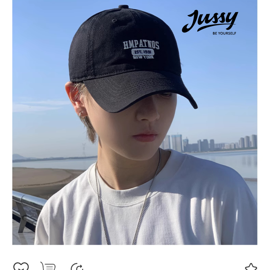 Mũ Lưỡi Trai HAMPTONS Jussy Official Form Mềm Chất Vải Cotton Thoáng Mát Nhiều Màu Hot Trend | BigBuy360 - bigbuy360.vn