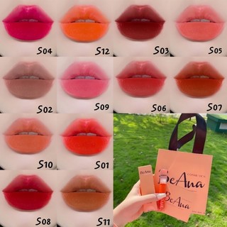 Son Beana cao cấp, son lì lâu trôi, dưỡng ấm, kháng nước 12 màu son siêu đẹp, siêu lì hợp mọi tone da