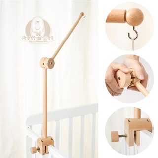 (sẵn ảnh thật ) THANH GẮN ĐỒ TREO NÔI CHO BÉ HÀNG CAO CẤP GỖ SỒI TỰ NHIÊN | PHỤ KIỆN TREO NÔI SƠ SINH