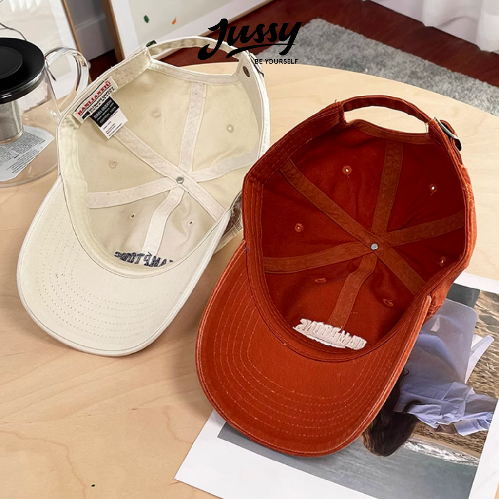 Mũ Lưỡi Trai HAMPTONS Jussy Official Form Mềm Chất Vải Cotton Thoáng Mát Nhiều Màu Hot Trend