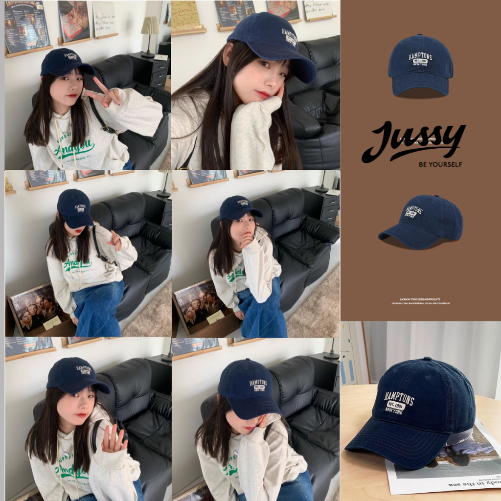 Mũ Lưỡi Trai HAMPTONS Jussy Official Form Mềm Chất Vải Cotton Thoáng Mát Nhiều Màu Hot Trend | BigBuy360 - bigbuy360.vn