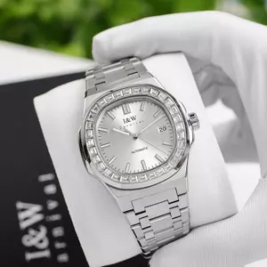Đồng hồ nam chính hãng I&W Carnival 750G2-T1 Kính sapphire,Chống nước ,Bảo hành 24 tháng,Máy cơ (Automatic),mặt vuông