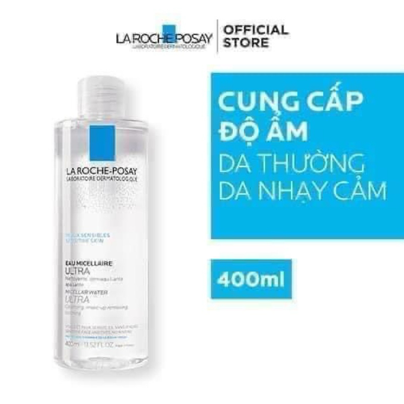 [HÀNG CTY CÓ TEM PHỤ] -  TẨY TRANG LAROCHE POSAY 400ML