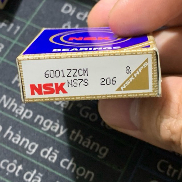 Vòng Bi 6001 NSK ZZCM Hàng Đẹp
