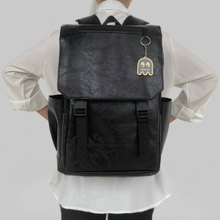 Balo CONMAS Brand - Balo da Pu nắp gập Unisex
