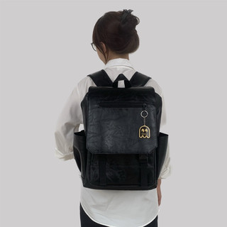 Balo CONMAS Brand - Balo da Pu nắp gập Unisex