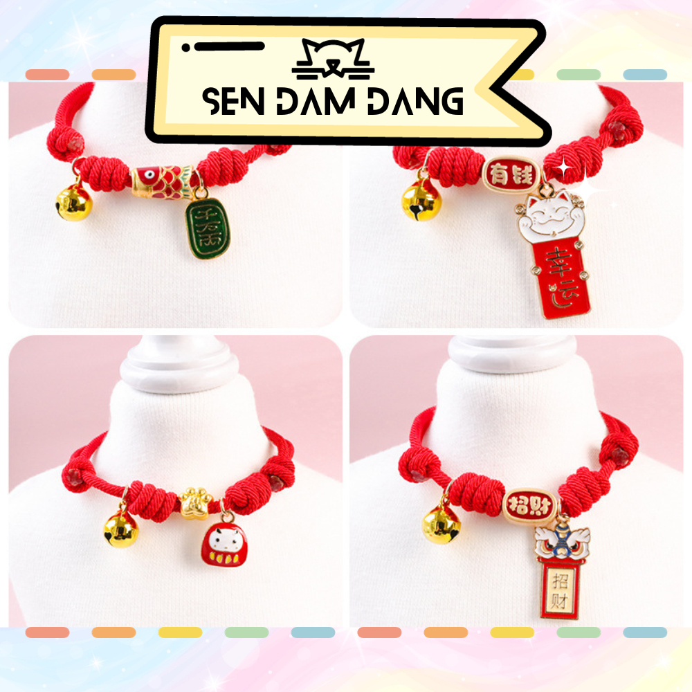 Vòng Cổ Cho Mèo Size 18-28cm