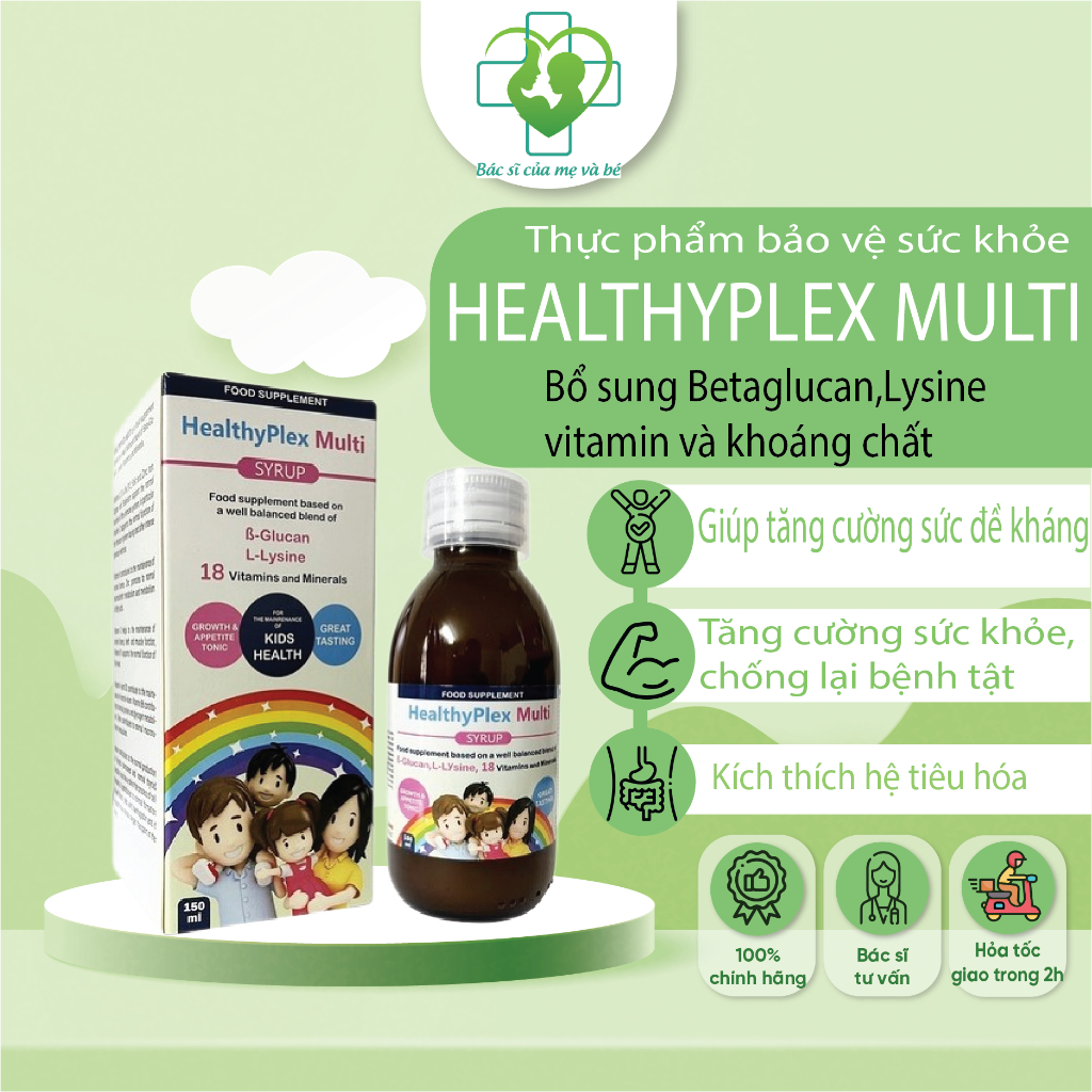 HealthyPlex Multi 150ml - thực phẩm bổ sung vitamin & khoáng chất ( Hỗ ...