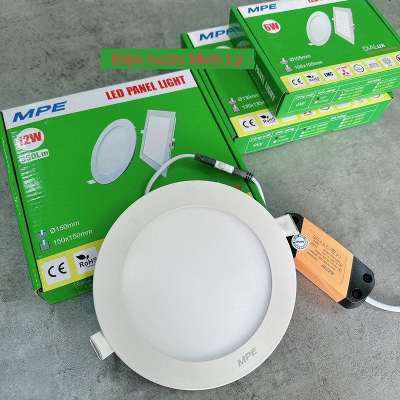 [ CHÍNH HÃNG] ĐÈN LED ÂM TRẦN 6W 9W 12W MPE Series RPL ÁNH SÁNG TRẮNG ...