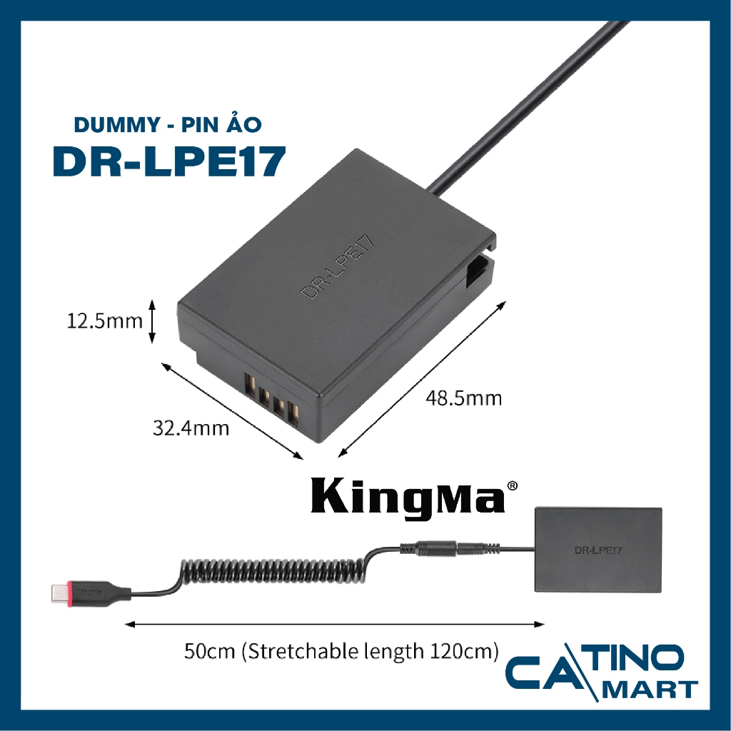 Pin Ảo/ Giả Pin/ Dummy Kingma cho Canon LP-E17 Bảo Hành 12 Tháng ...