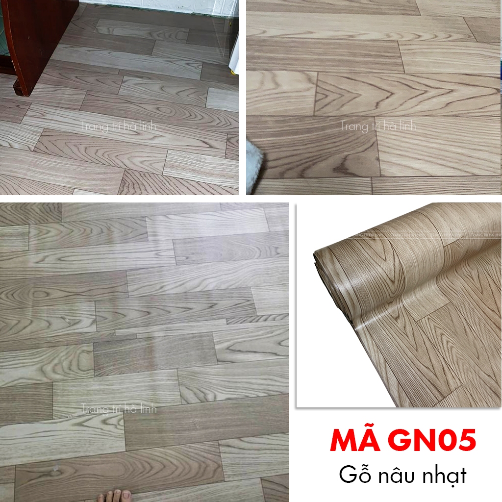 Thảm simili lót sàn vân gỗ nhám pvc chống thấm, thảm nhựa trải sàn dày ...