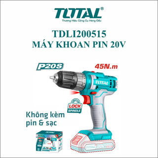 TOTAL Máy khoan pin 20V không kèm pin sạc TDLI200515