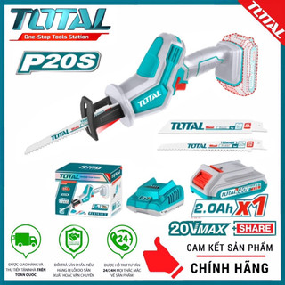 TOTAL Máy cưa kiếm dùng pin 20V TRSLI6506 / TRSLI65061