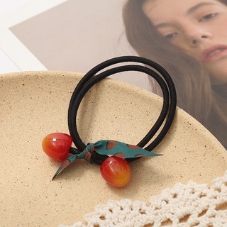 Dây Buộc Tóc, Dây Chun Cột Tóc Vải Quả Cherry Phong Cách Hàn Quốc Siêu Dễ Thương Moral