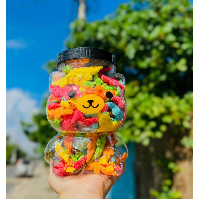 KẸO DẺO CÁ SẤU - (Hủ Gấu Lớn 450G)