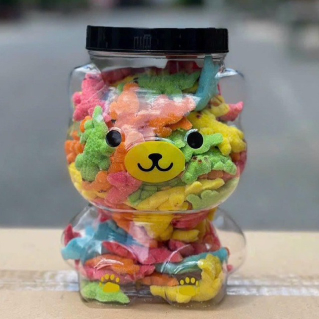 KẸO DẺO CÁ SẤU - (Hủ Gấu Lớn 450G)