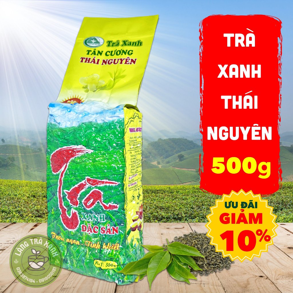 (Chính Gốc Thái Nguyên) Trà Xanh Tân Cương Thái Nguyên Thượng Hạng Chính Gốc (Loại 100g - 200g)