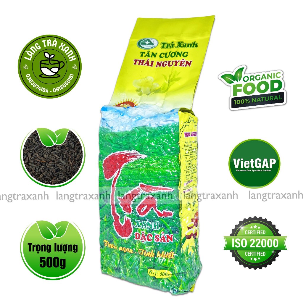 (Chính Gốc Thái Nguyên) Trà Xanh Tân Cương Thái Nguyên Thượng Hạng Chính Gốc (Loại 100g - 200g)