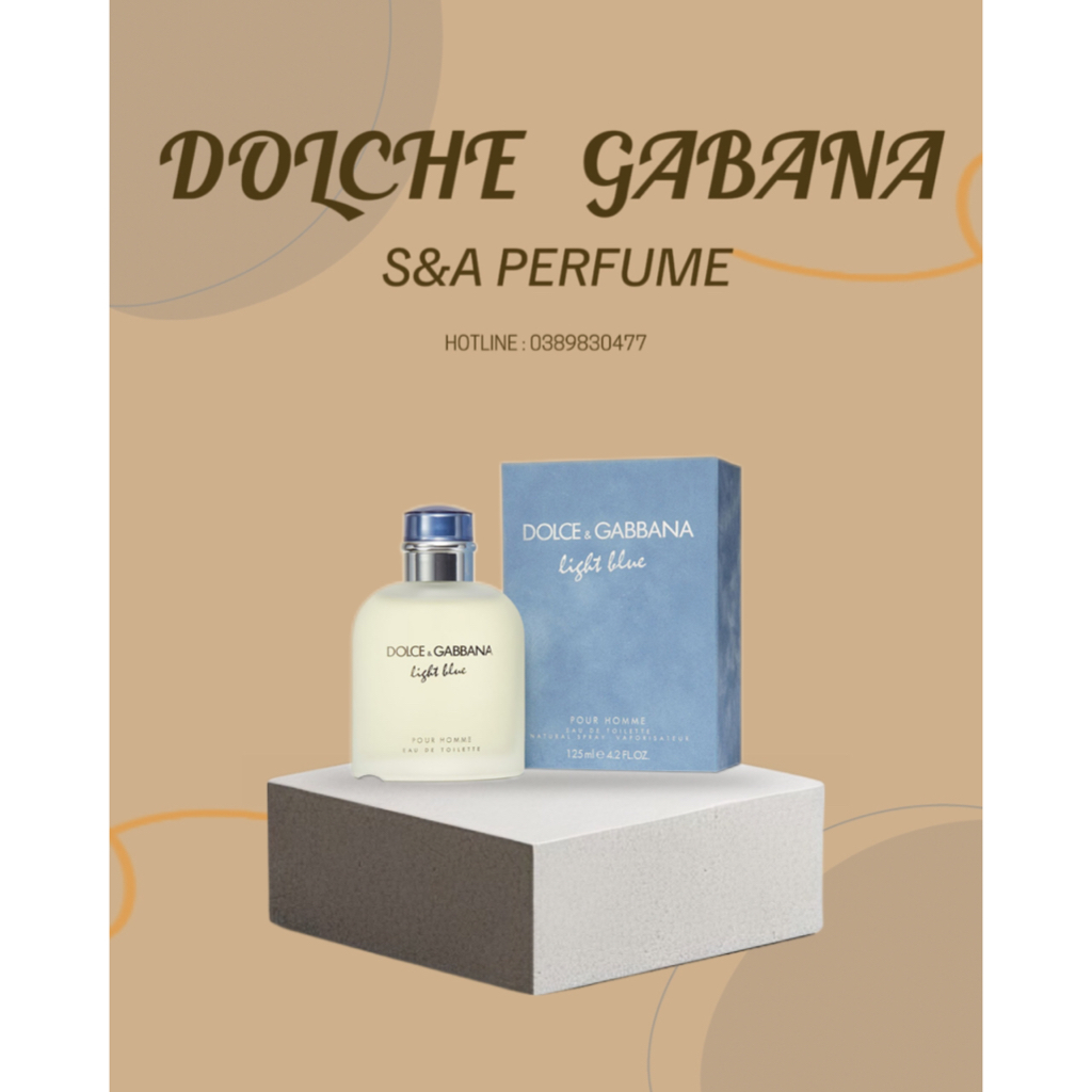 Nước hoa nam DOLCE&GABANA (Light Blue by Dolce & Gabbana EDT) | Shopee ...