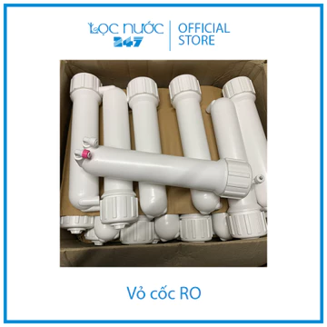 Cốc màng RO, Vỏ màng RO (kèm cút + van 1 chiều)