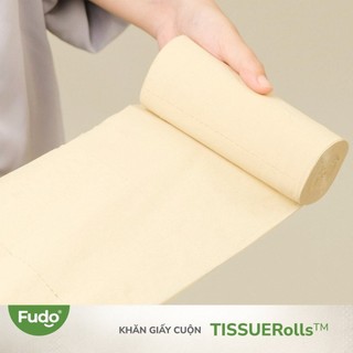 COMBO 10 CUỘN Khăn giấy tre tự nhiên Fudo - Giấy cuộn 3 lớp