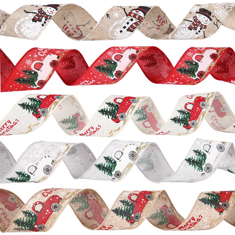 1met Ruy băng trang trí cây thông Noel