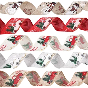 1met Ruy băng trang trí cây thông Noel