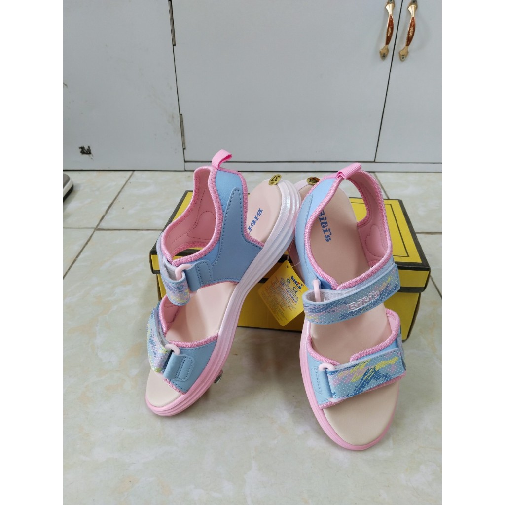 SANDAL BÉ GÁI BEG001500 xanh - hồng
