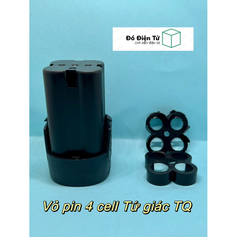 Vỏ pin 16.8V Tứ giác TQ sử dụng cho 4 cell pin 18650 Li-ion | Shopee ...