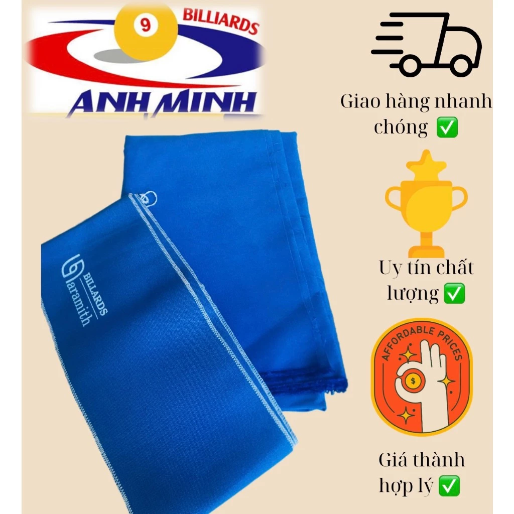 Vải bàn bida líp ( France) trọn bộ gồm vải mặt và vải băng