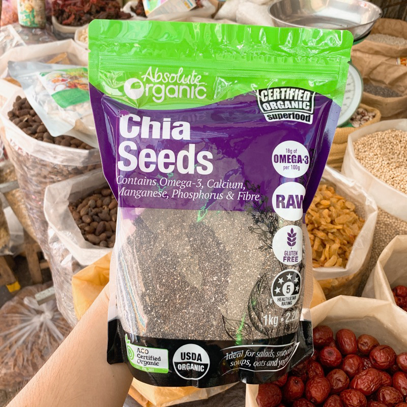HẠT CHIA ÚC NHẬP KHẨU LOẠI 1KG