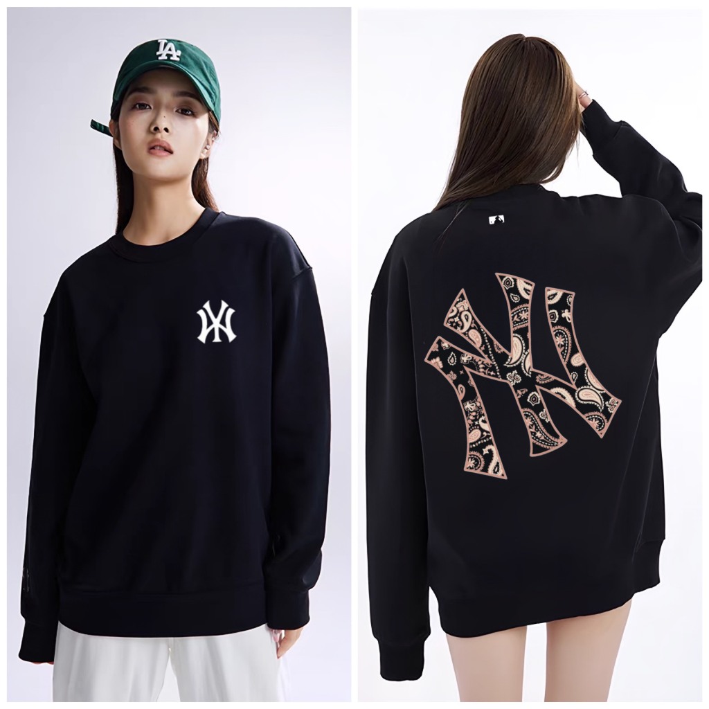 [Siêu tốc 4H HN] Áo Sweater NY LA Unisex Nhiều Màu Nỉ Cao Cấp Form Rộng Nam Nữ Unim Store SW06