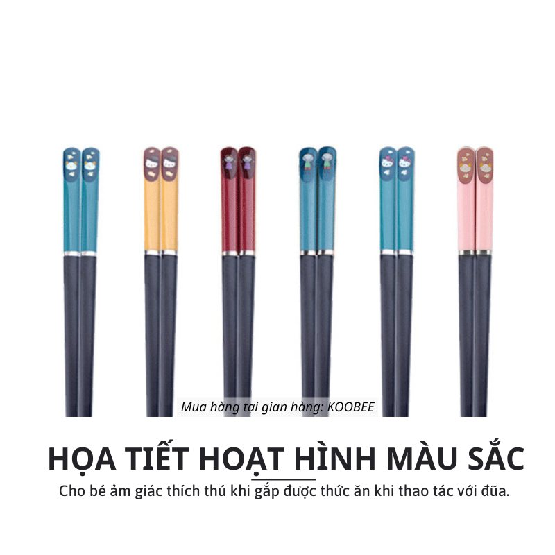Đũa Tập Ăn Cho Bé Chất Liệu Sợi Thủy Tinh Cao Cấp – Không BPA, Kháng Khuẩn, An Toàn Cho Bé Yêu | BA41