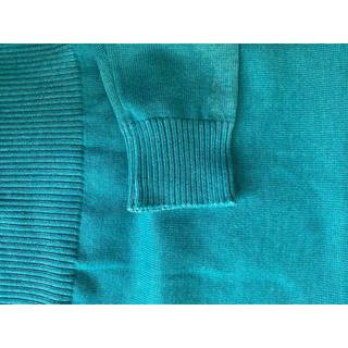 Áo len nam cổ tròn màu Xanh ngọc ABABA Dáng ôm body len visco mềm mát Freesize 50 - 70kg