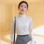Áo Giữ Nhiệt Nữ Cổ 3 Phân, Lót Nỉ Dài Tay Siêu Đẹp