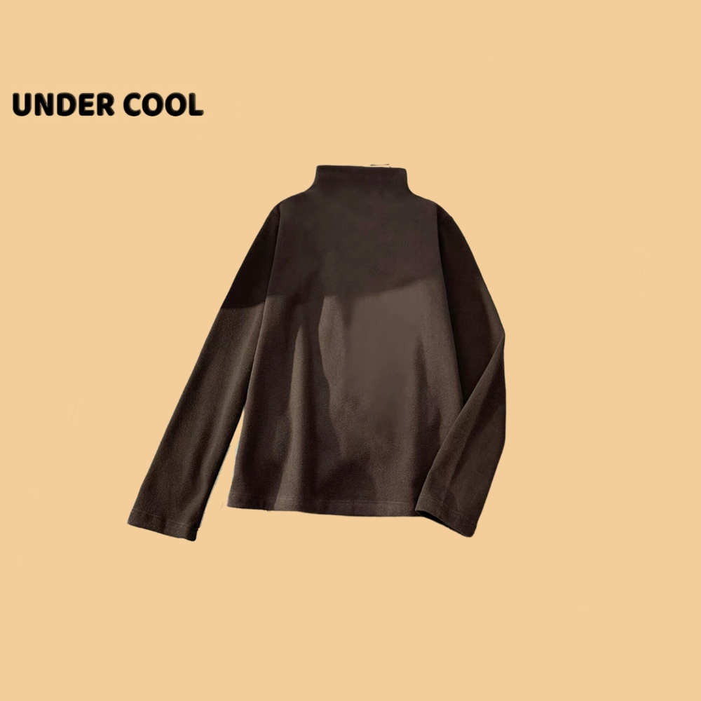 Áo Giữ Nhiệt Thun Basic cổ lọ thấp UNDERCOOL dài tay chất cotton mềm ADT03