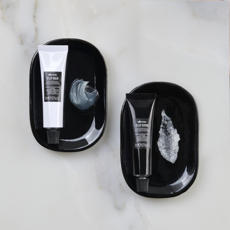 Set Davines Oi Lip Kit - dưỡng môi căng mọng