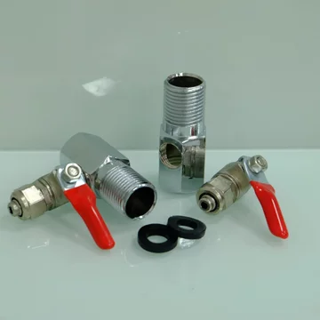 Khóa chia nước ren 21 đầu dây 10 nước cấp máy lọc nước, bộ chia nước, khẩu khóa máy lọc nước