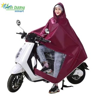 Áo mưa dơi vải dù màu trơn - Áo mưa choàng đi xe máy có ni-lông trắng xem xăng chỉ số xe