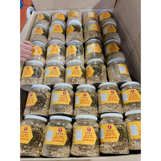 Muối Lạc Vừng Mè Đen Healthy Giã Tay Hộp 500g