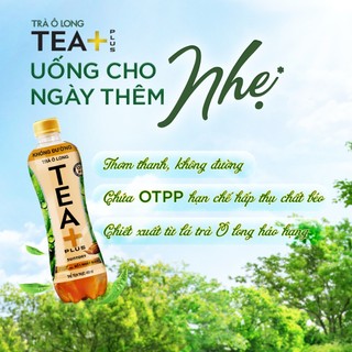 [SALE 15.7] Thùng 24 Chai Trà Ô long Tea+ Không Đường (450ml/chai)