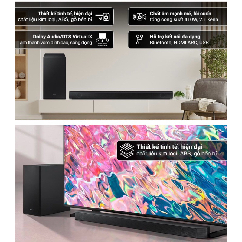 Loa Soundbar Samsung HWB550/XV (HÀNG CHÍNH HÃNG) Shopee Việt Nam
